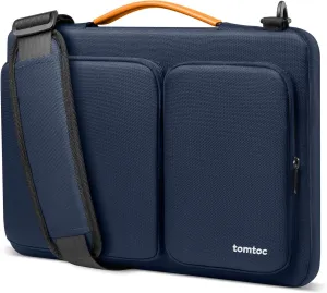 tomtoc 360 Protective Laptop Shoulder Bag for 15 Inch New MacBook Air M4 M3/A3114 M2/A2941 2025-2023, 15 Inch Microsoft Surface Laptop 6/5, Water-Resistant Accessory Case for MacBook Pro A1990 A1707