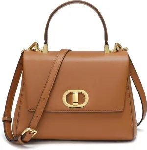 Top Handle Bag Fashion Leather Purses for Women with Multiple Internal Pockets Satchel Bag for Ladies.