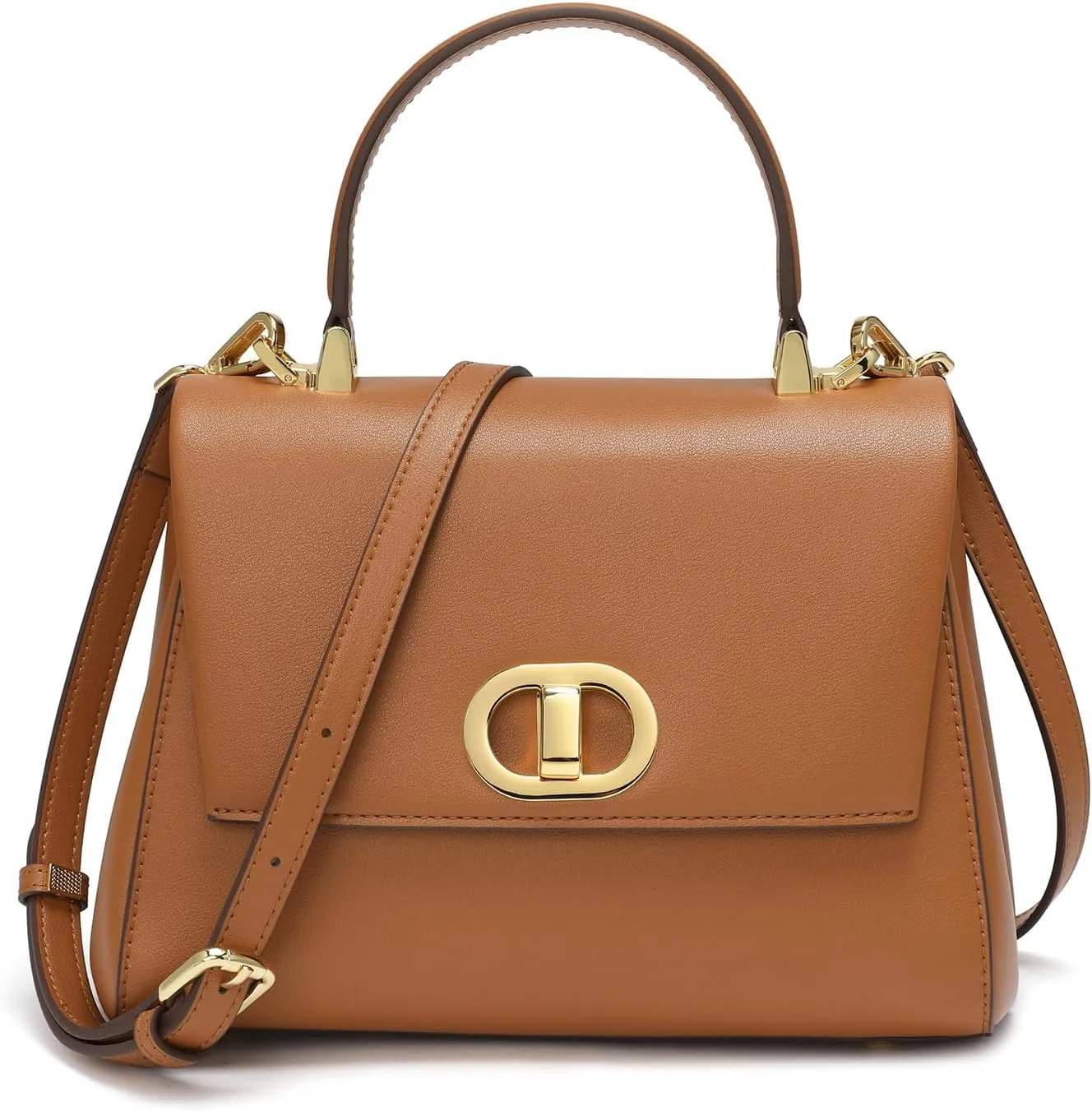 Top Handle Bag Fashion Leather Purses for Women with Multiple Internal Pockets Satchel Bag for Ladies.
