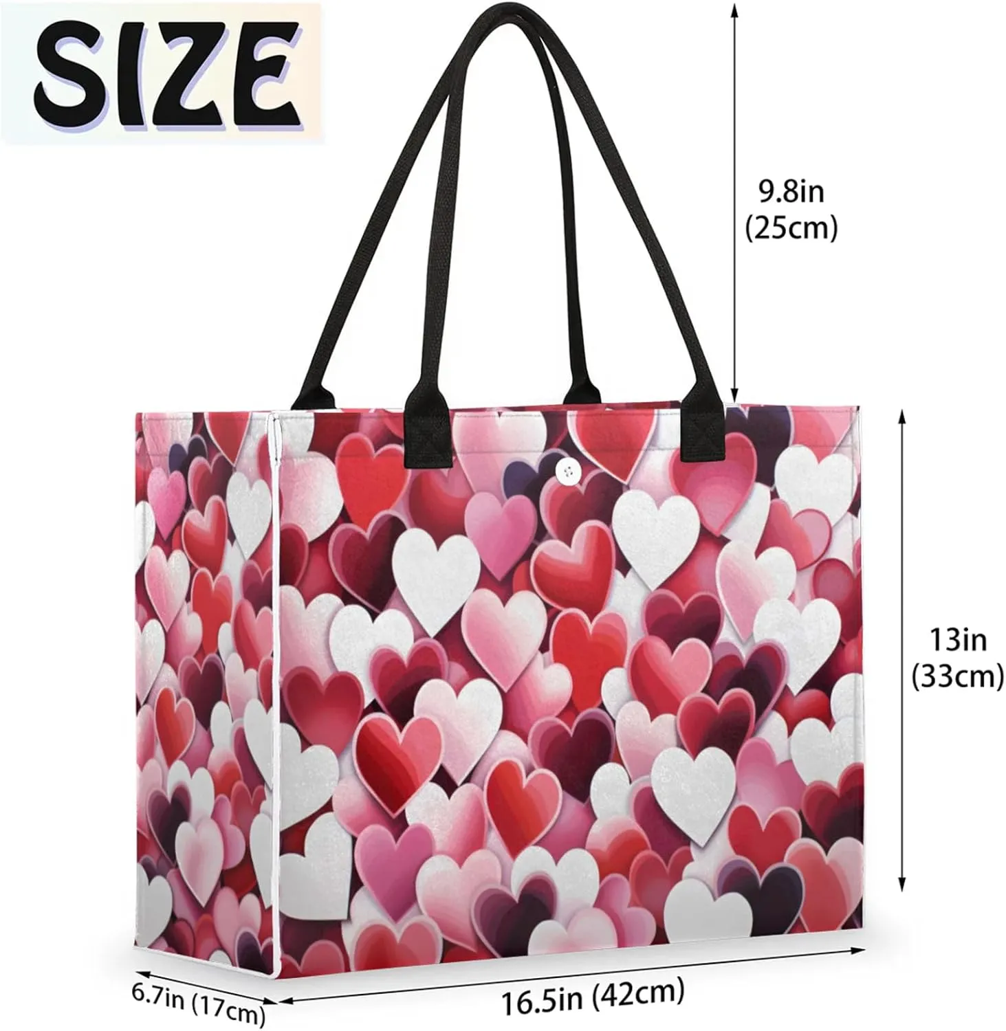 Tote Bag for Women Reusable Canvas Shoulder Bag