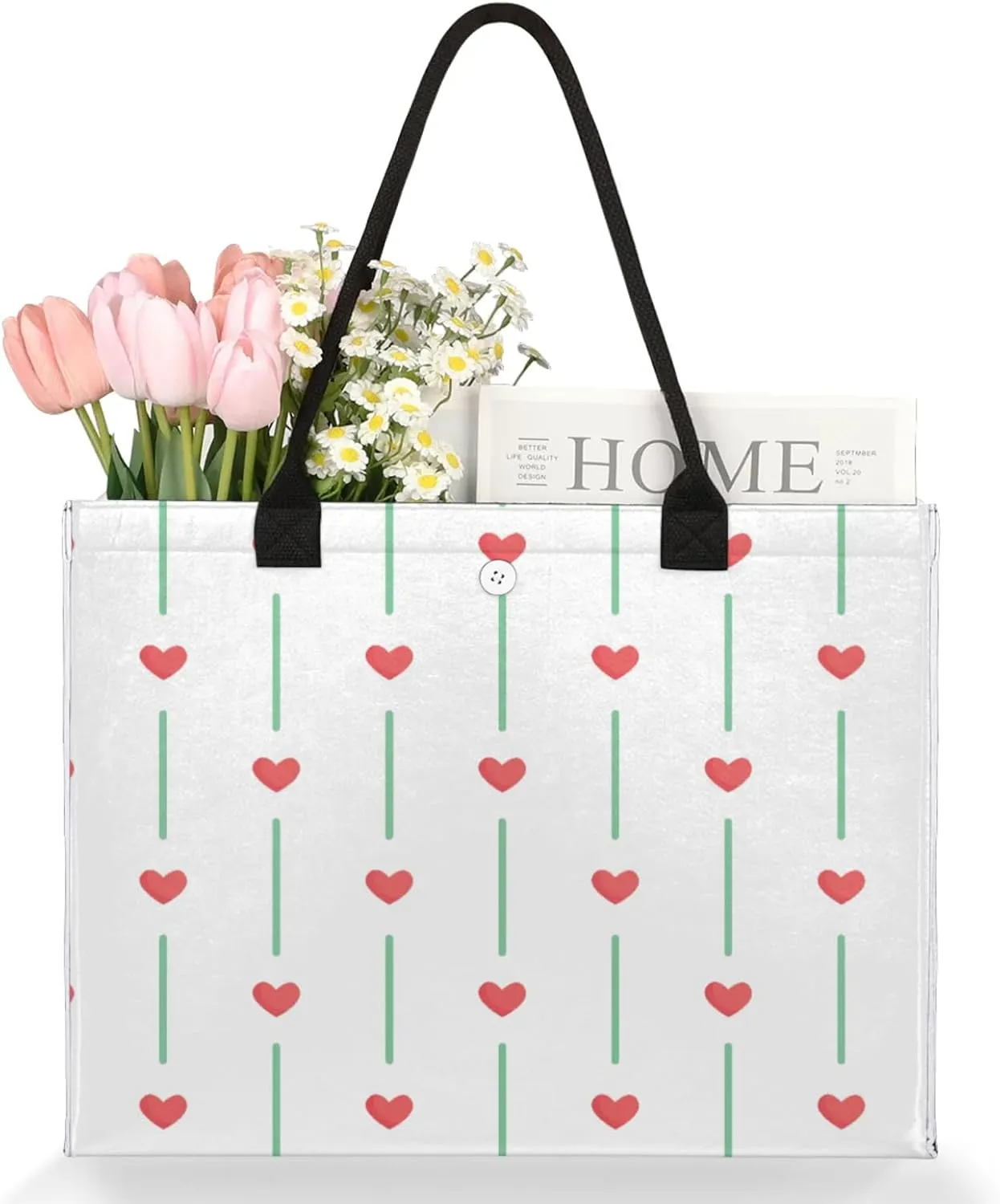Tote Bag for Women Reusable Canvas Shoulder Bag