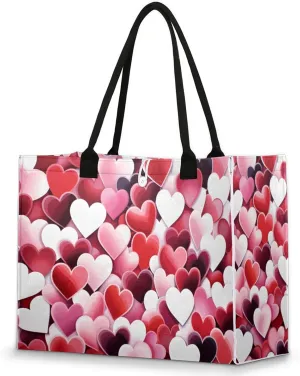 Tote Bag for Women Reusable Canvas Shoulder Bag