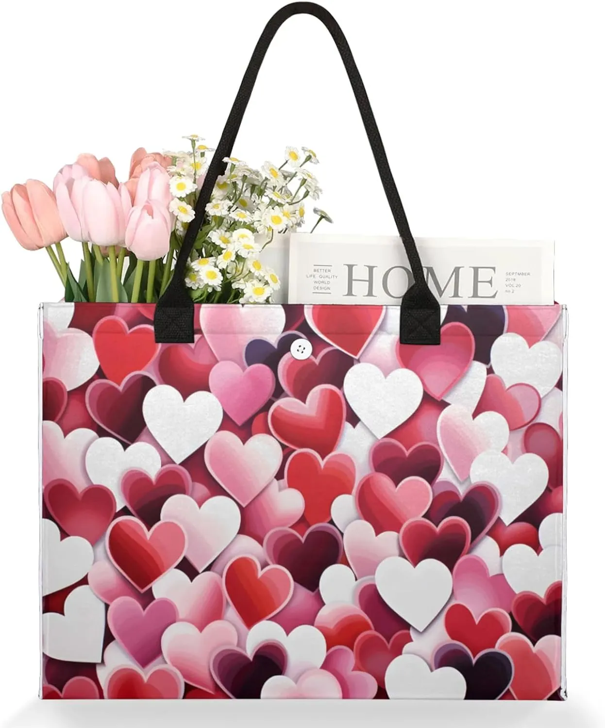 Tote Bag for Women Reusable Canvas Shoulder Bag