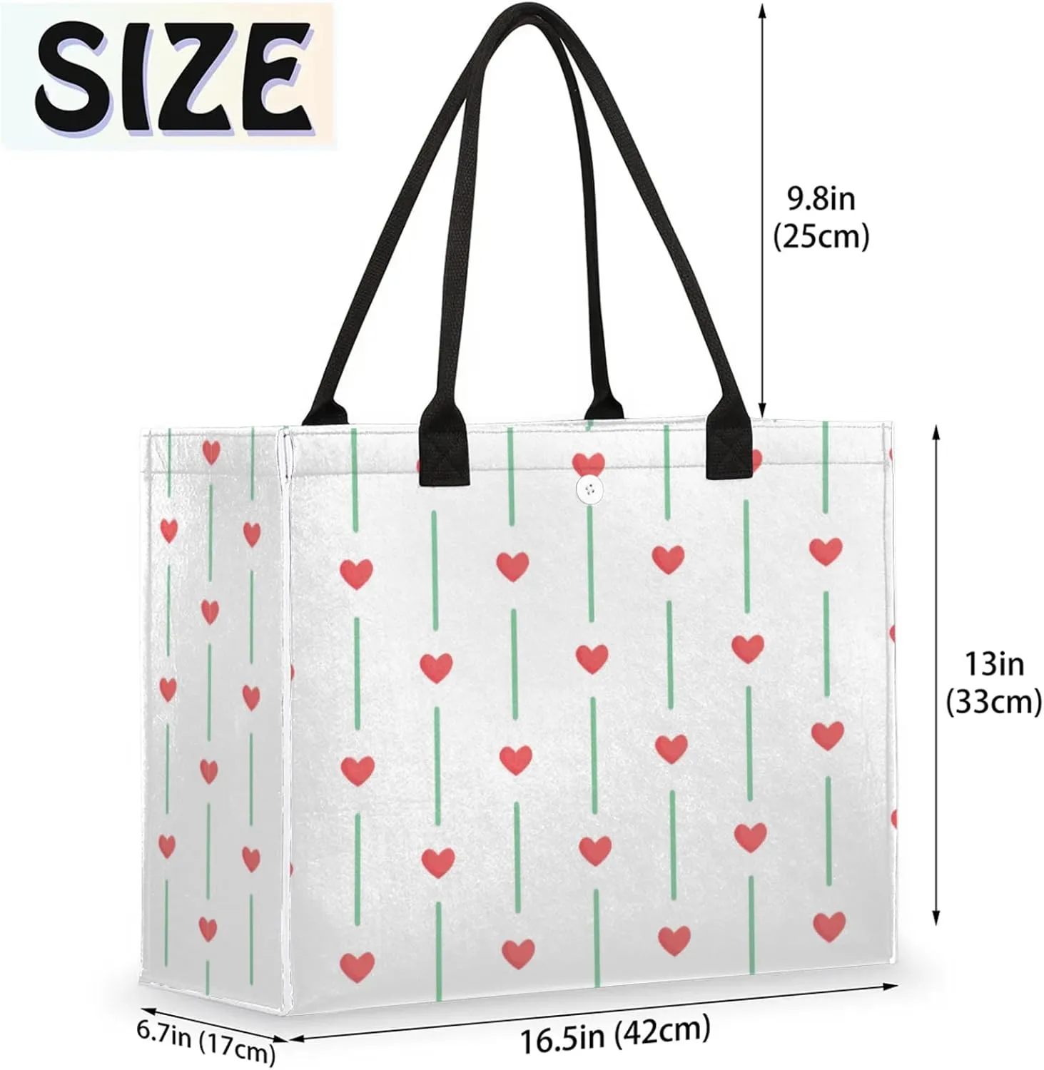 Tote Bag for Women Reusable Canvas Shoulder Bag