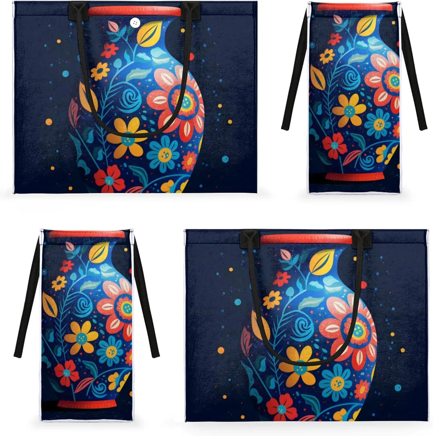 Tote Bag for Women Reusable Canvas Shoulder Bag