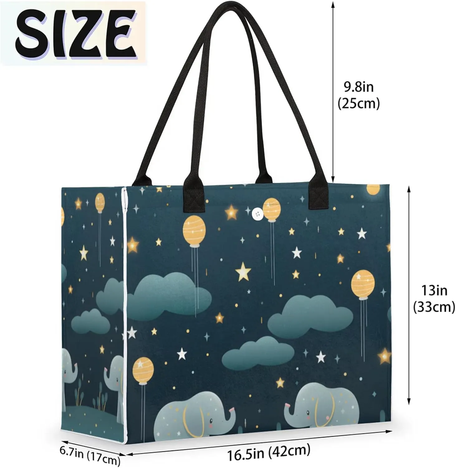 Tote Bag for Women Reusable Canvas Shoulder Bag