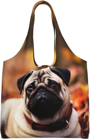 Tote Bag for Women Reusable Grocery Bag Canvas Shopping Bag Fall Maple Leaf Handbag Foldable Shoulder Bag