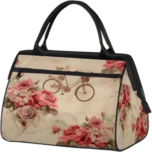Tote Bag for Women with Zipper, Lightweight Travel Tote Bag Large Shoulder Bag Handbag for Work, Gym