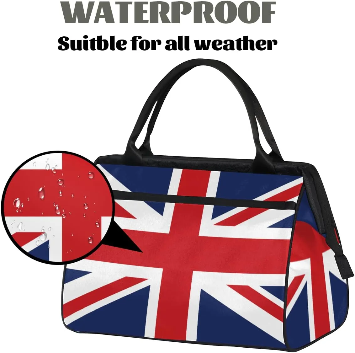 Tote Bag for Women with Zipper, Travel Large Shoulder Bag Handbag for Work, Gym