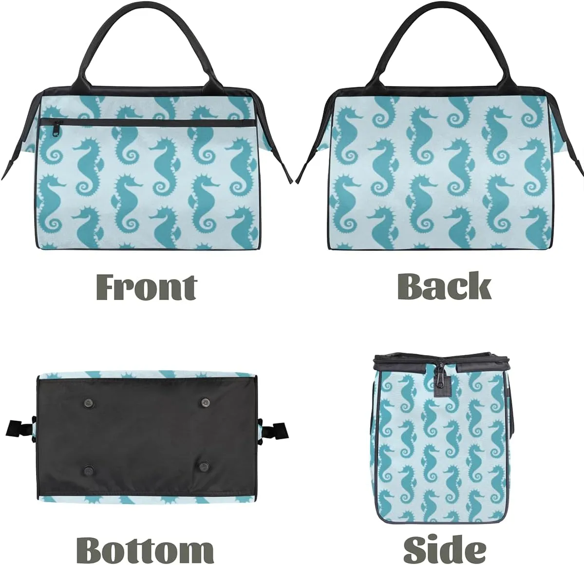 Tote Bag for Women with Zipper, Travel Large Shoulder Bag Handbag for Work, Gym