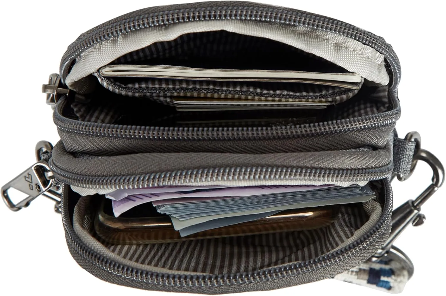 Travelon Anti-Theft Boho 2 Compartment Phone Crossbody