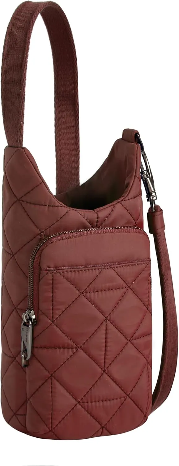 Travelon Anti-Theft Boho Insulated Water Bottle Tote