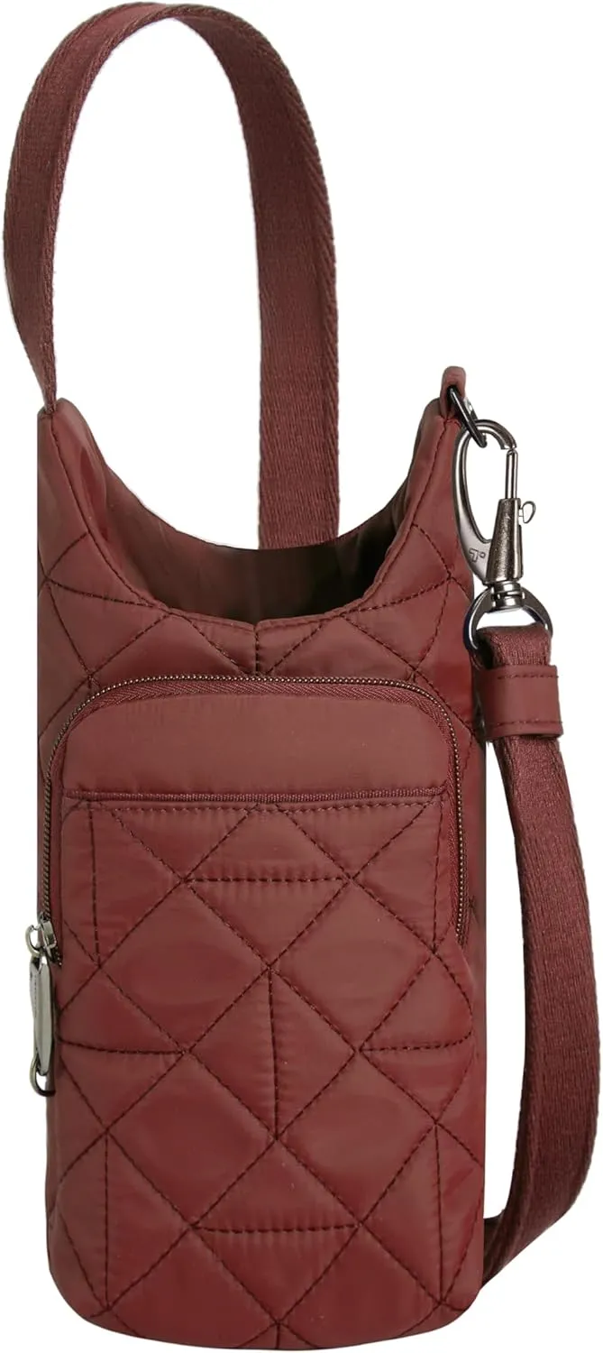 Travelon Anti-Theft Boho Insulated Water Bottle Tote
