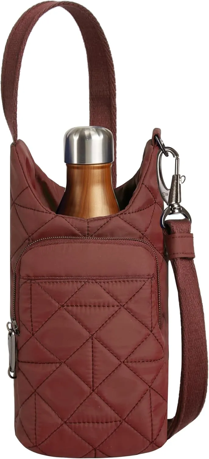 Travelon Anti-Theft Boho Insulated Water Bottle Tote