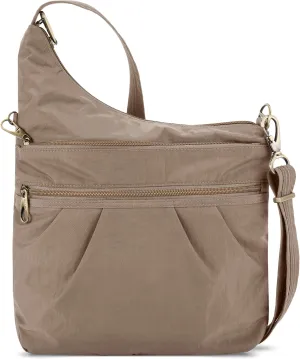 Travelon Anti-Theft Signature 3 Compartment Crossbody Bag
