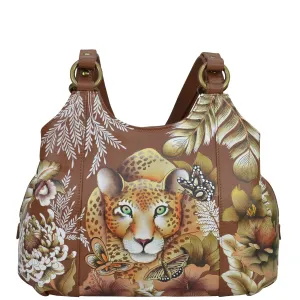 Triple Compartment Satchel - 469