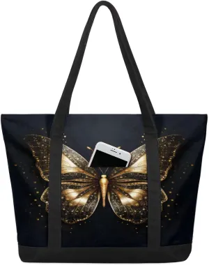 TropicalLife Laptop Tote Bag for Women 14 Inch Shoulder Handbag with Zipper Sports Gym Yoga Bag Work Travel Computer Bag