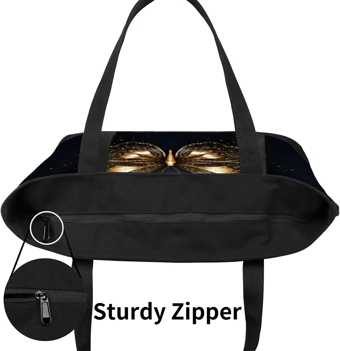 TropicalLife Laptop Tote Bag for Women 14 Inch Shoulder Handbag with Zipper Sports Gym Yoga Bag Work Travel Computer Bag