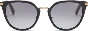 TUMI - 004 Cat Eye Sunglasses - Retro Vintage Sunglasses for Women - UV Protection - Gradient Lenses - Sunglass Case - 52mm - Black
