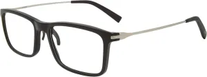 TUMI - VTU800 Unisex Reading Glasses - Blue Light Blocking Eyeglasses for Men & Women - Stylish Rectangle Shape Eyewear - 25mm - Black