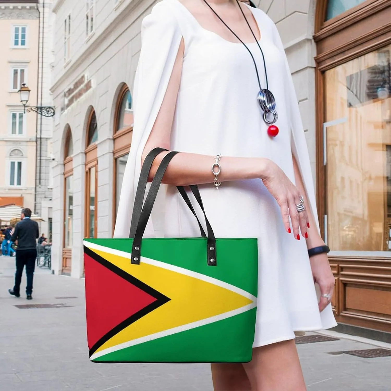 Unique New Zealand Flag Large Handbag Women Leather Ideal for Work and Leisure