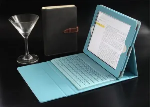 Universal Case with Bluetooth Wireless Silicone Keyboard Cover for iPad MINI 1/2/3 Flip Flexible Stand Cover