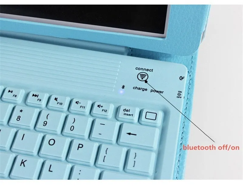 Universal Case with Bluetooth Wireless Silicone Keyboard Cover for iPad MINI 1/2/3 Flip Flexible Stand Cover