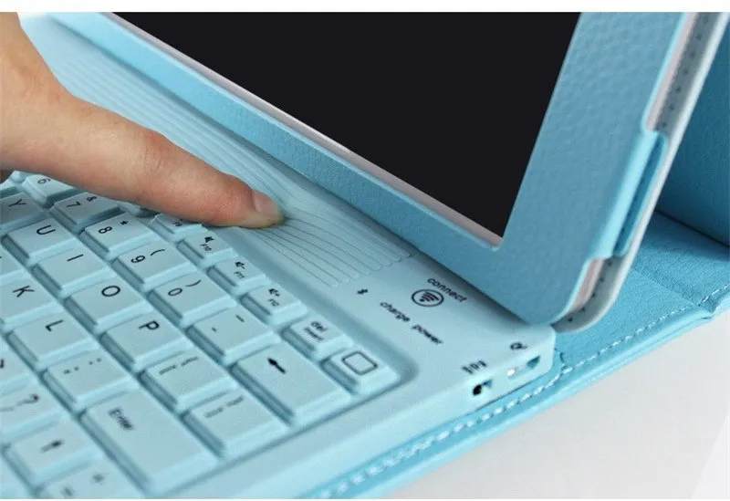 Universal Case with Bluetooth Wireless Silicone Keyboard Cover for iPad MINI 1/2/3 Flip Flexible Stand Cover