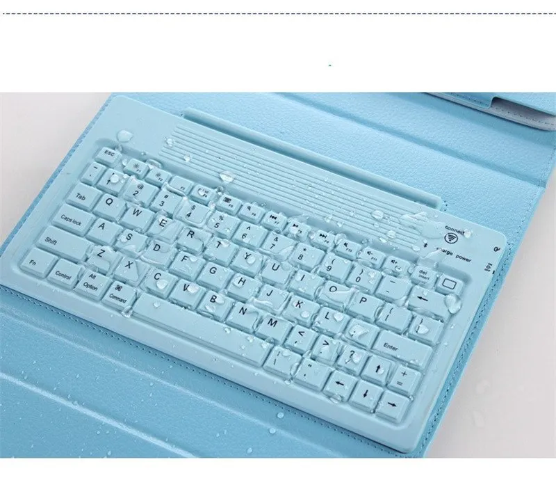 Universal Case with Bluetooth Wireless Silicone Keyboard Cover for iPad MINI 1/2/3 Flip Flexible Stand Cover