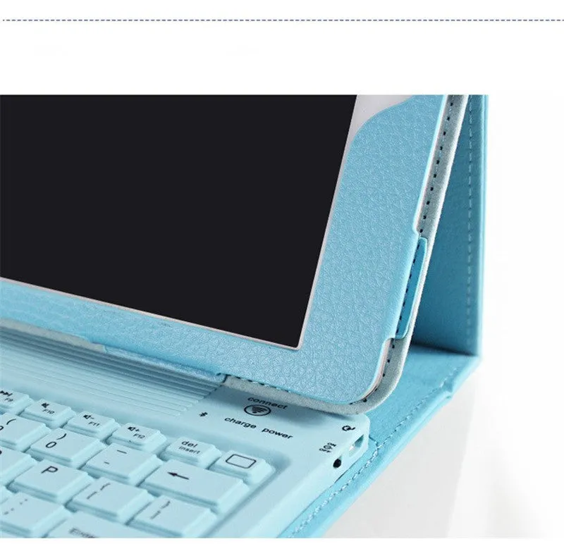 Universal Case with Bluetooth Wireless Silicone Keyboard Cover for iPad MINI 1/2/3 Flip Flexible Stand Cover