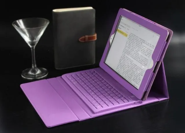 Universal Case with Bluetooth Wireless Silicone Keyboard Cover for iPad MINI 1/2/3 Flip Flexible Stand Cover