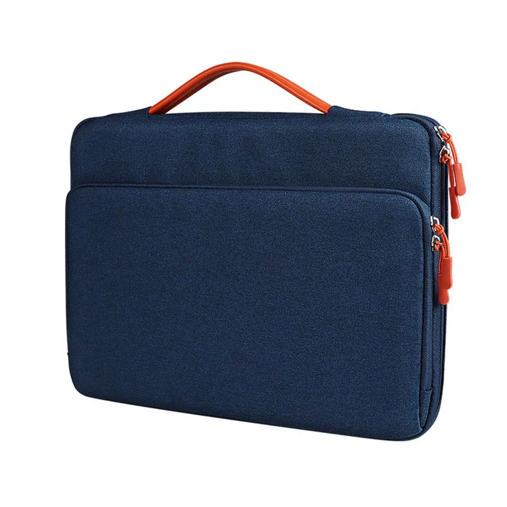 Universal Laptop Handbag 13/13 3/14 1 15 4 Inches Notebook Sleeve for Macbook Double Zipper Computer Carrying Bag Briefcase