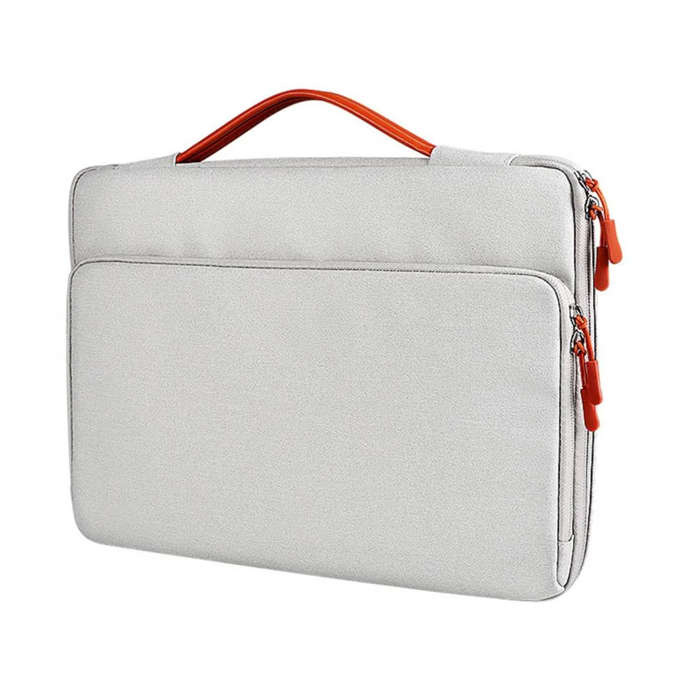 Universal Laptop Handbag 13/13 3/14 1 15 4 Inches Notebook Sleeve for Macbook Double Zipper Computer Carrying Bag Briefcase