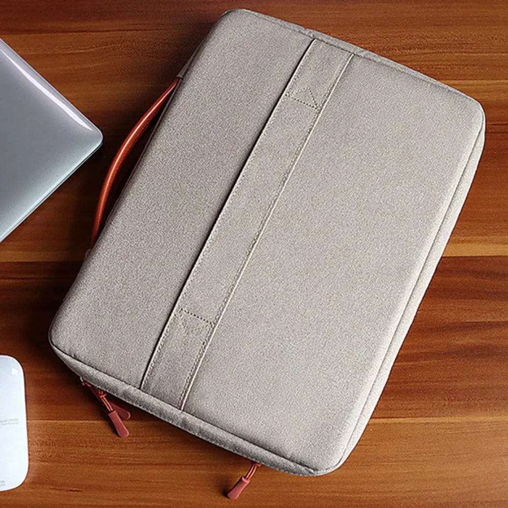 Universal Laptop Handbag 13/13 3/14 1 15 4 Inches Notebook Sleeve for Macbook Double Zipper Computer Carrying Bag Briefcase