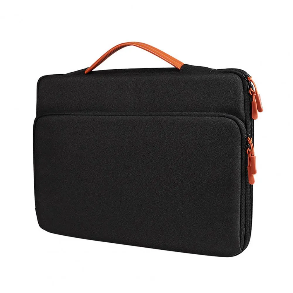 Universal Laptop Handbag 13/13 3/14 1 15 4 Inches Notebook Sleeve for Macbook Double Zipper Computer Carrying Bag Briefcase