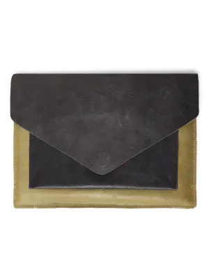 UrbanCraft Navy Leather Laptop Sleeves