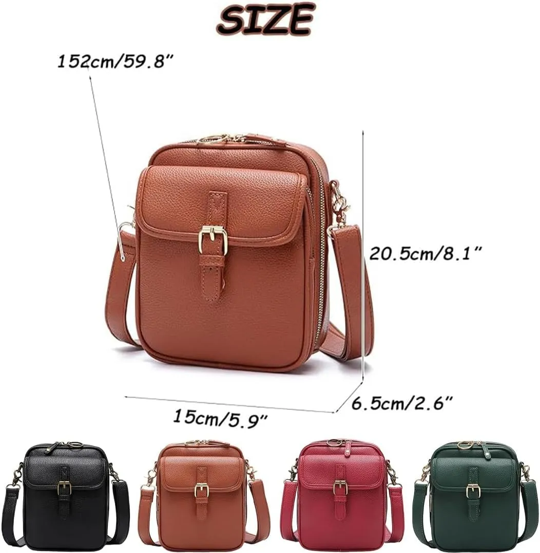 Urvashi Cross Body Bag, Urvashi Crossbody Leather Bag, Tojoyride Crossbody Bag, Small Crossbody Bags for Women Men