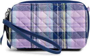 Vera Bradley Women's Cotton All in One Crossbody Purse with RFID Protection
