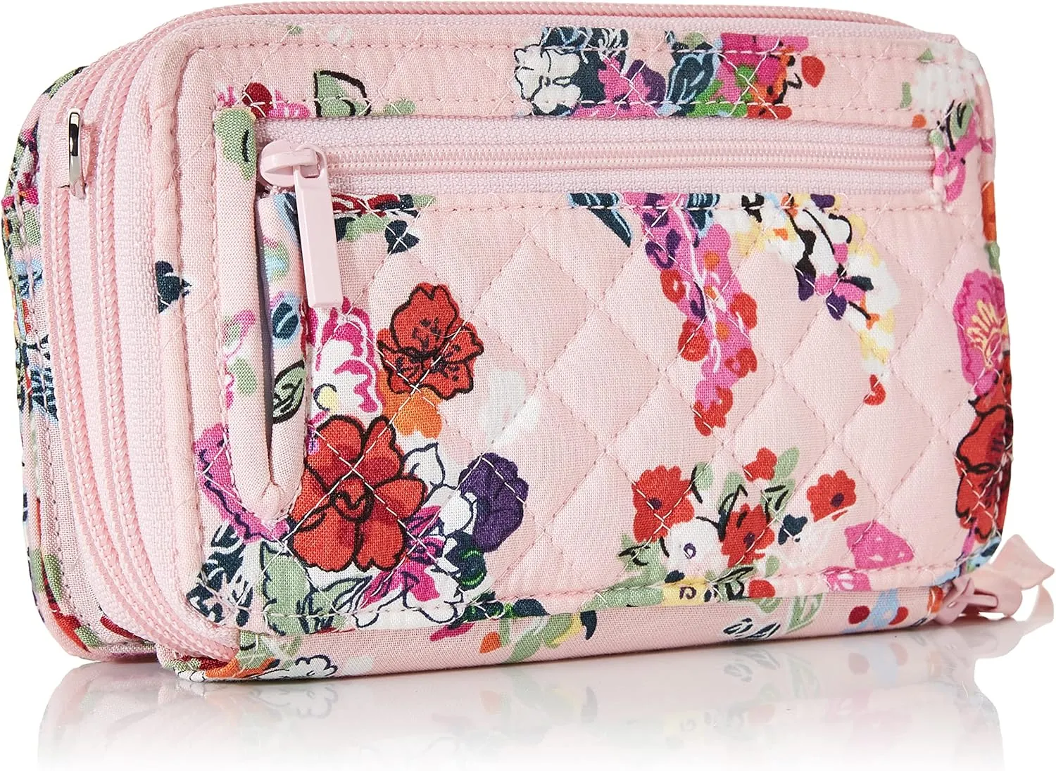 Vera Bradley Women's Cotton All in One Crossbody Purse with RFID Protection