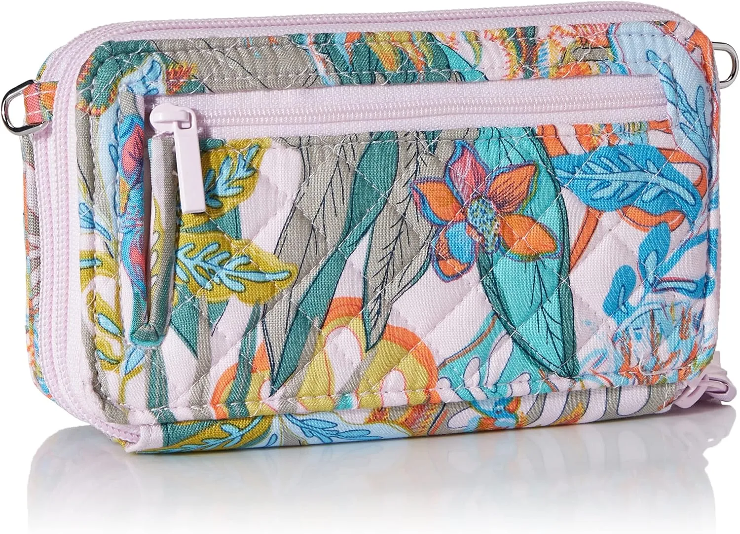 Vera Bradley Women's Cotton All in One Crossbody Purse with RFID Protection