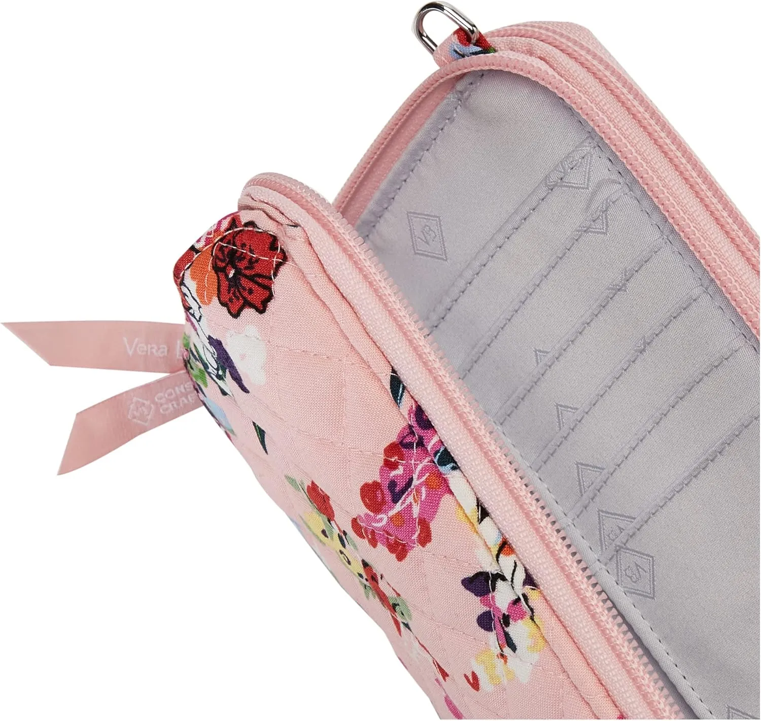 Vera Bradley Women's Cotton All in One Crossbody Purse with RFID Protection
