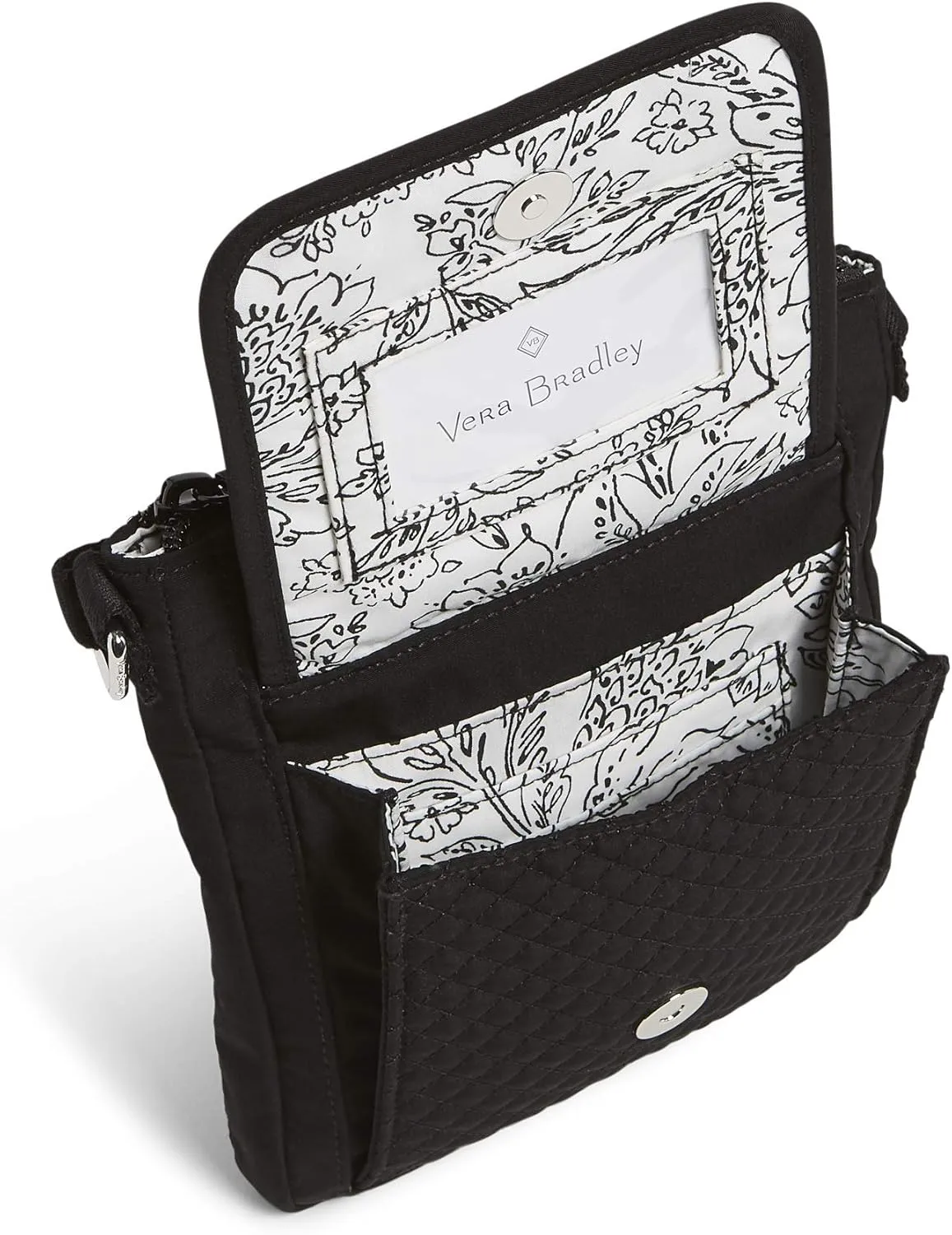 Vera Bradley Women's Polyester RFID Mini Hipster Crossbody