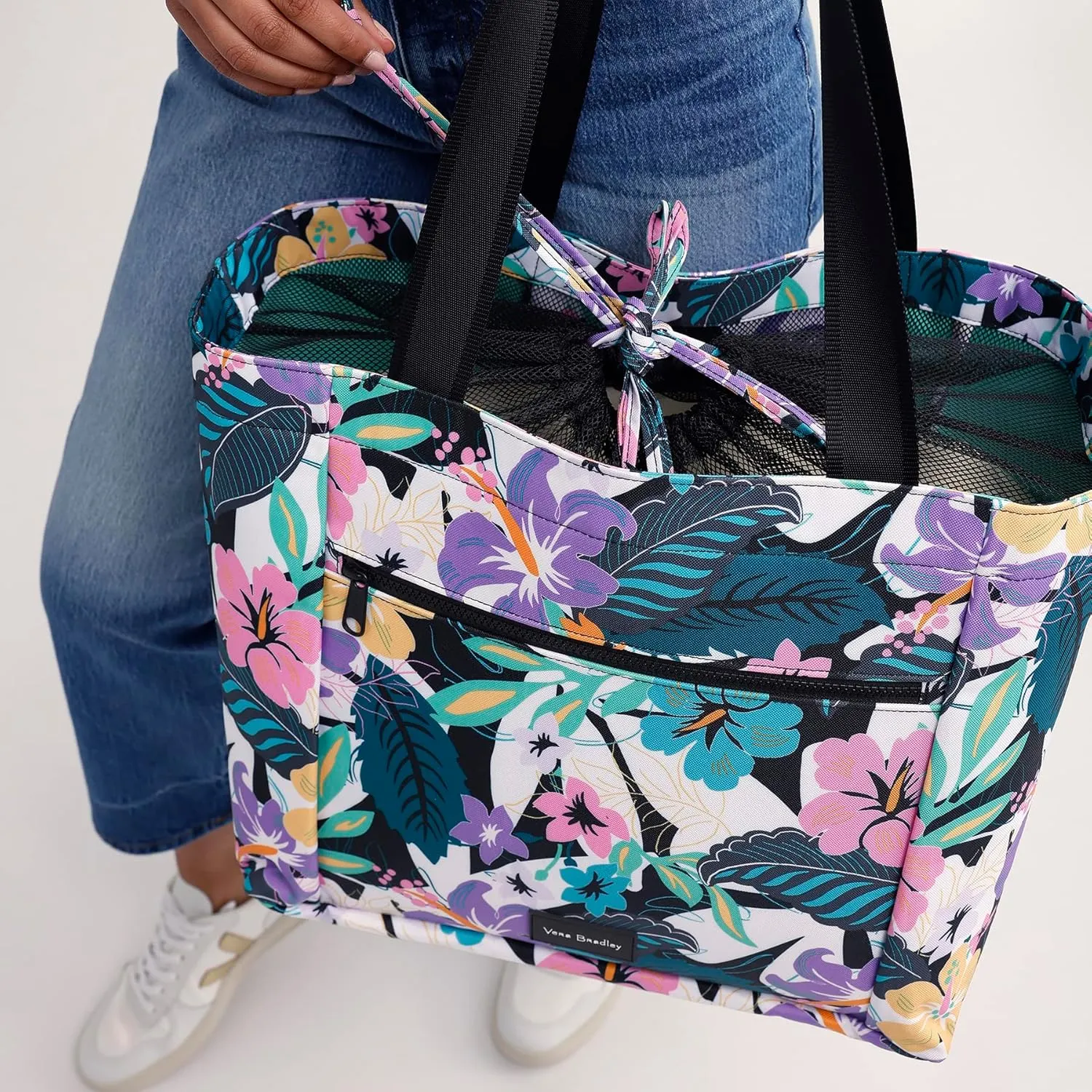 Vera Bradley Women's Recycled Lighten Up Reactive Large Family Tote Bag