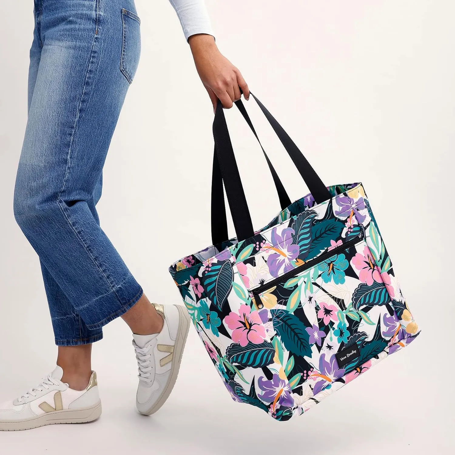 Vera Bradley Women's Recycled Lighten Up Reactive Large Family Tote Bag