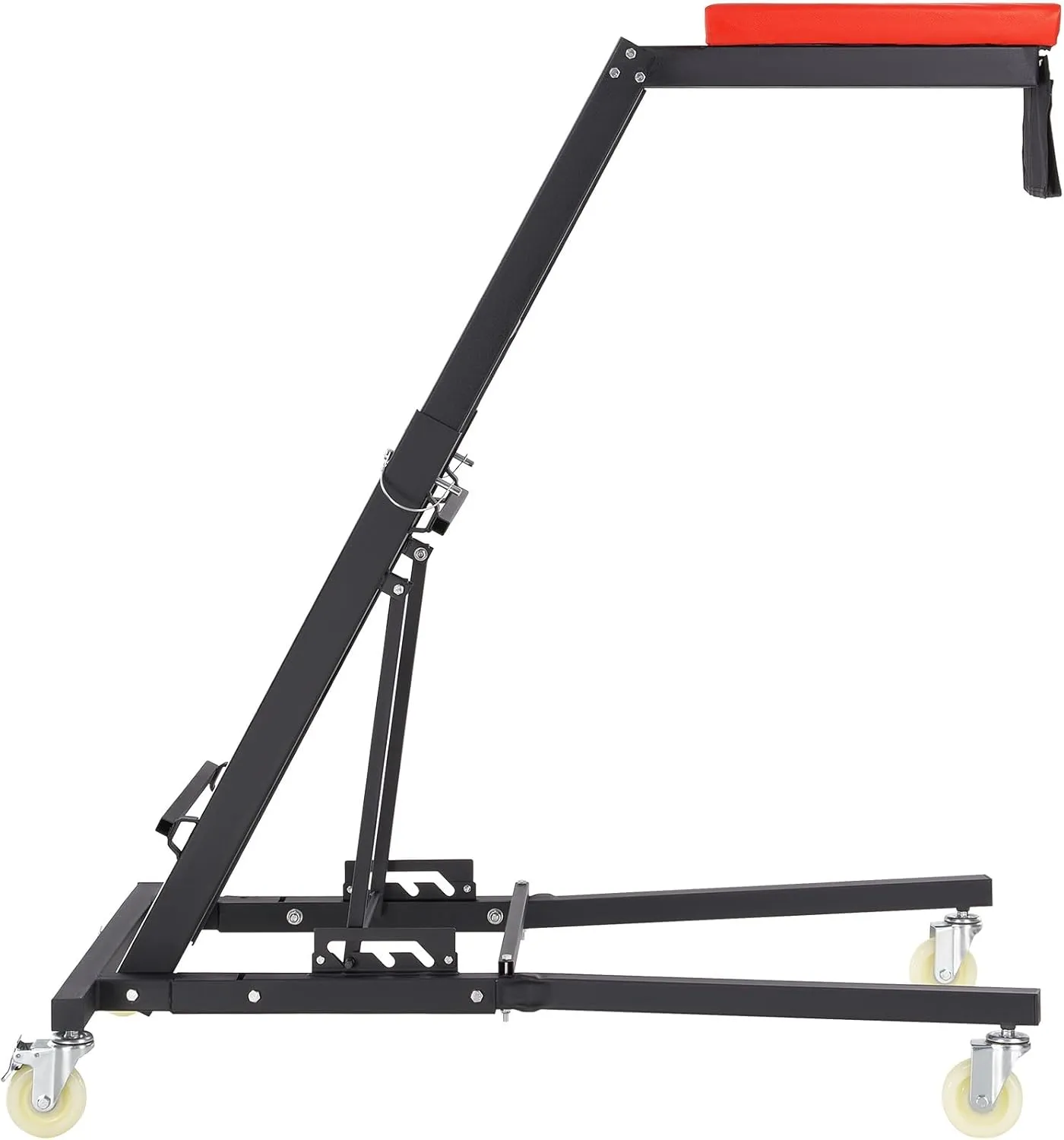 VEVOR Automotive Topside Creeper, 400 LBS Capacity High Creeper with 48" to 76" Adjustable Height, 4 Swivel Caster Wheels, Heavy Duty Automotive Engine Creeper, Ideal for Auto Repair and Maintenance