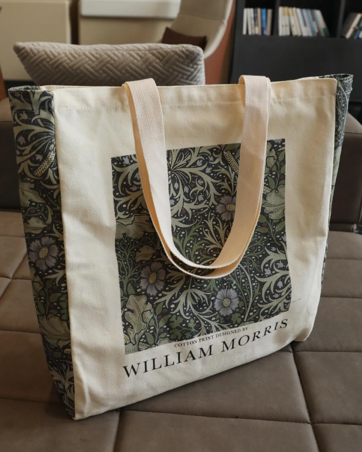 Vintage Aesthetic Canvas Tote Bag Reusable Personalized Shoulder Shopping Bag,