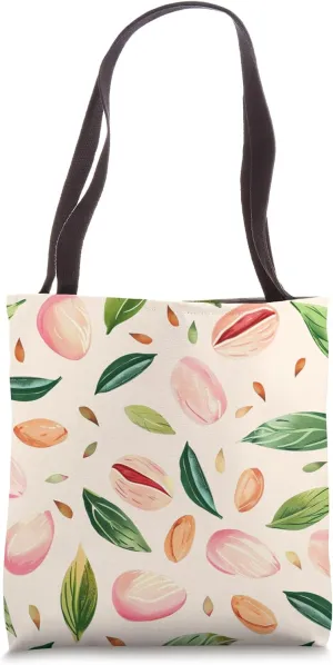 Vintage Pattern Art Pistachio Tote Bag