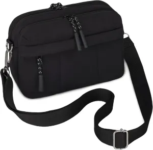 VONAL Puffer Crossbody Bags for Women Travel Small Purses Lightweight Nylon Quilted Puffy Bag Handbags with Multiple Pockets