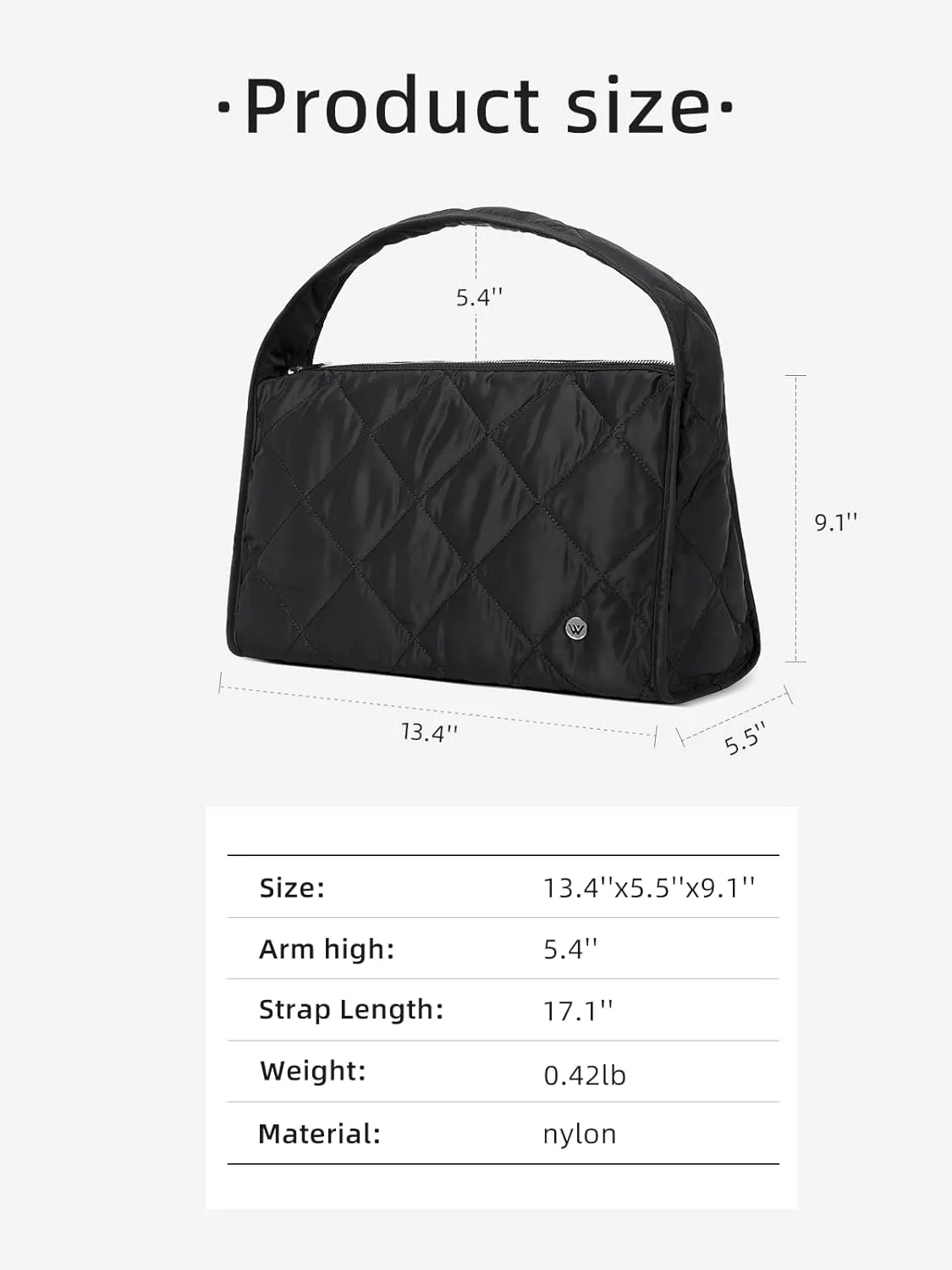 WESTBRONCO Small Crossbody Bags for Women Nylon with Adjustable Strap, Mini Crossbody Purse, Shoulder Bag Traveling Workout