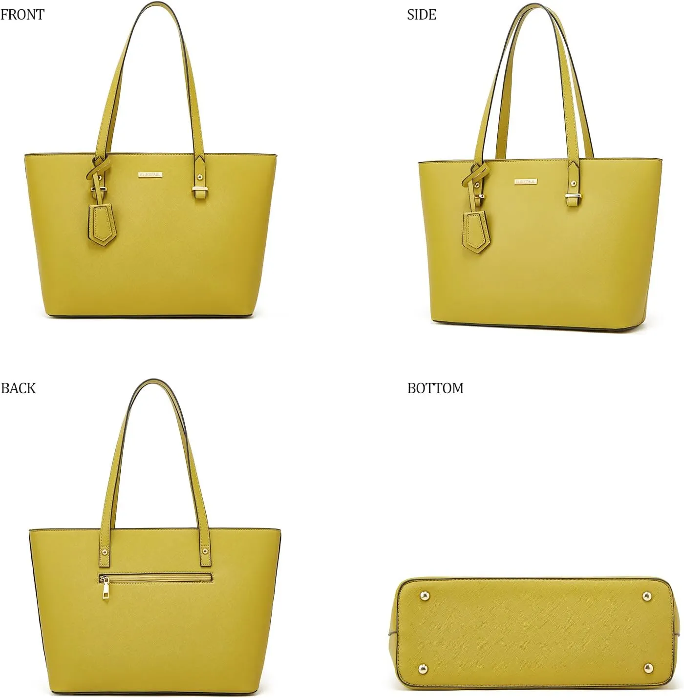 Women Fashion Handbags Wallet Tote Bag Shoulder Bag Top Handle Satchel Purse Set 4pcs